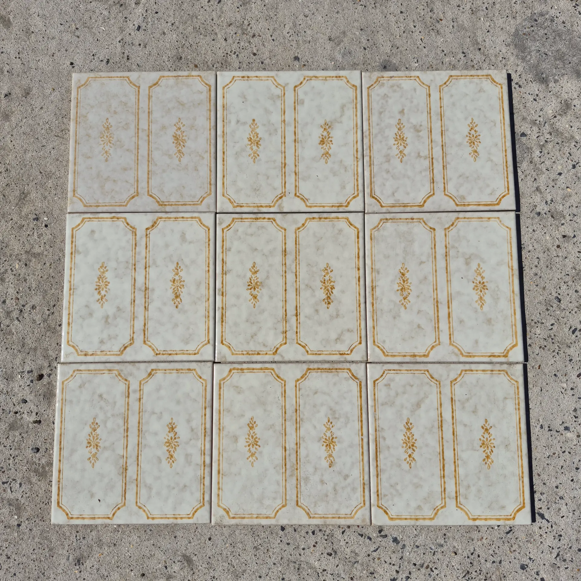 [TG] Vintage Italiaanse wandtegels 15x15cm - Enkel beschikbaar in onze fysieke winkel