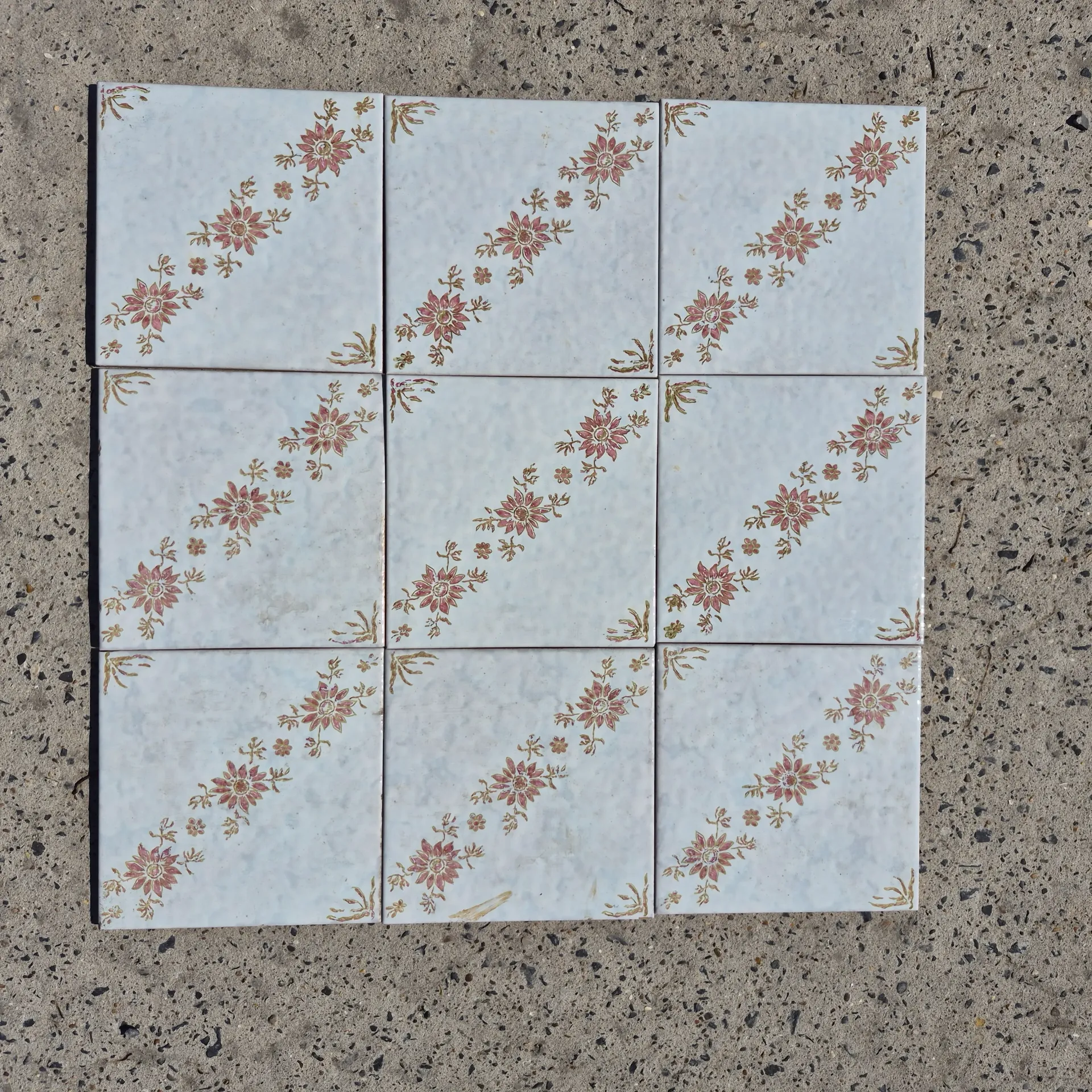 [TG] Vintage Italiaanse wandtegels 15x15cm - Enkel beschikbaar in onze fysieke winkel
