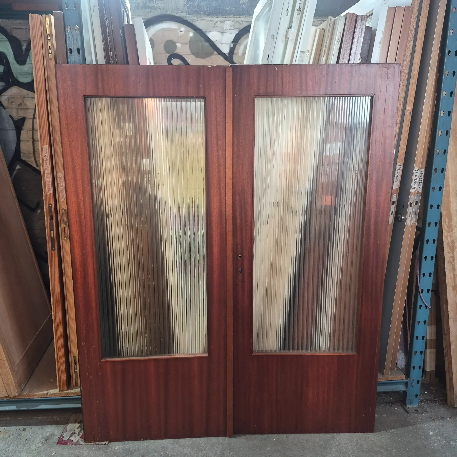 Dubbele deur 70's - 202x165x4