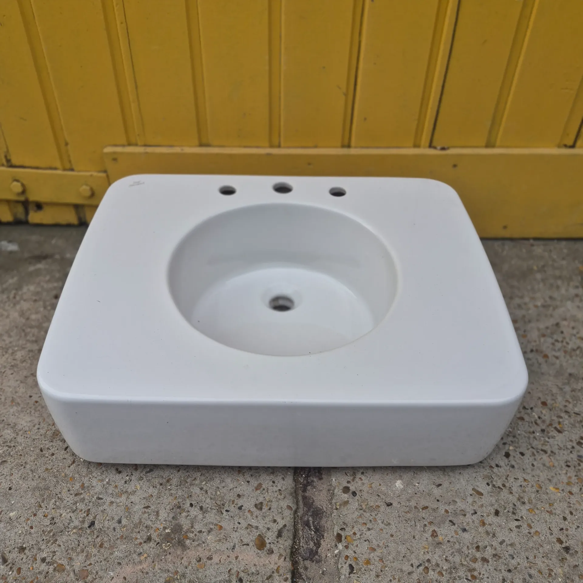 Lavabo wandmodel wit - 65x54x16 cm