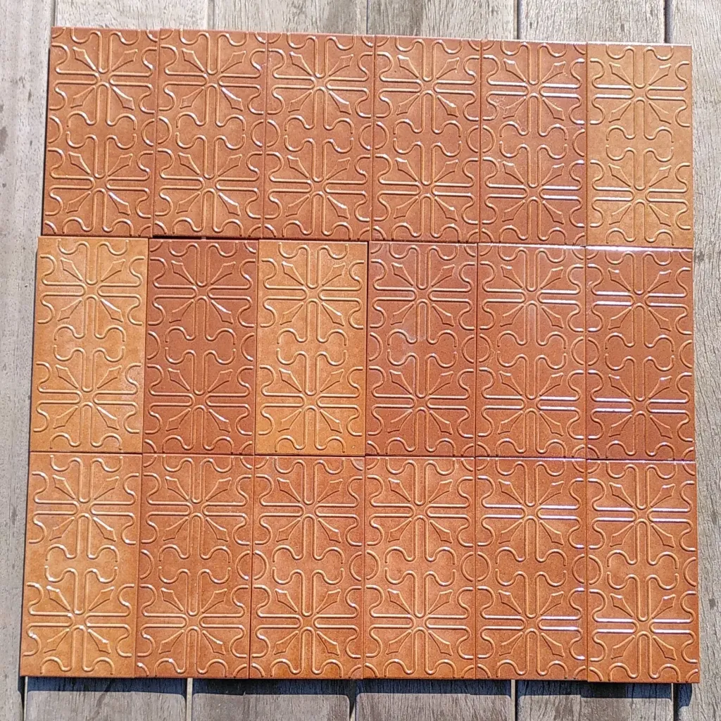 Vintage Italiaanse wandtegels 20x10cm - Enkel beschikbaar in onze fysieke winkel