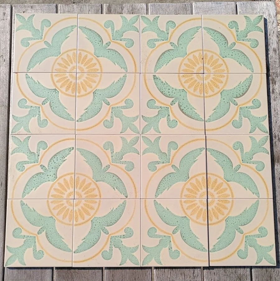 VINTAGE ITALIAANSE WANDTEGELS