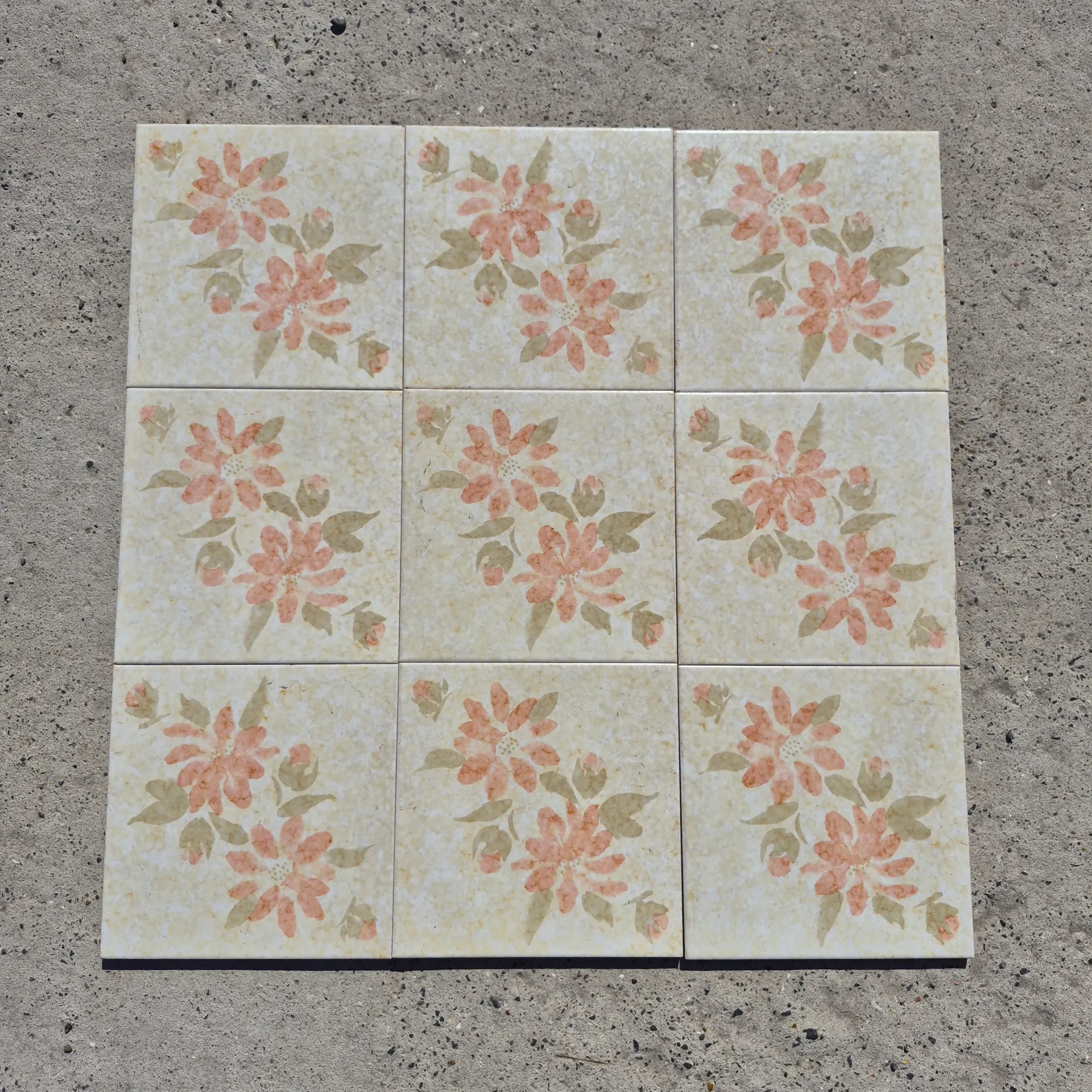 Vintage Italiaanse wandtegels 20x20cm
