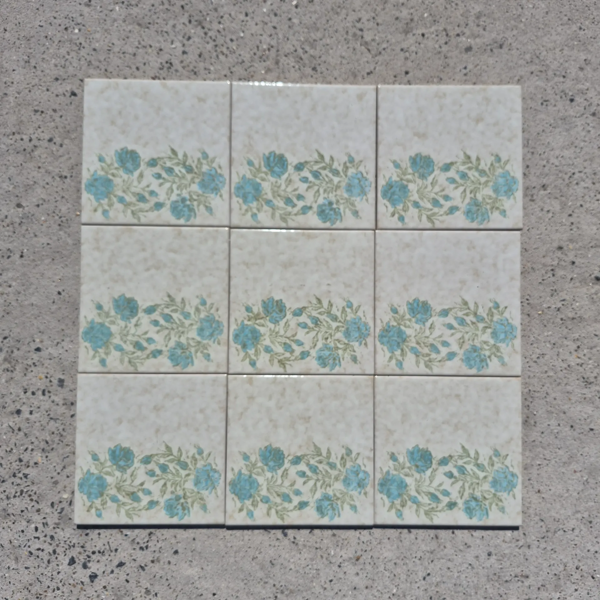 Vintage Italiaanse wandtegels 15x15cm